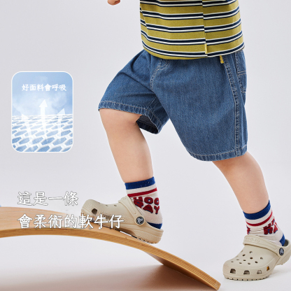 兒童百搭牛仔短褲