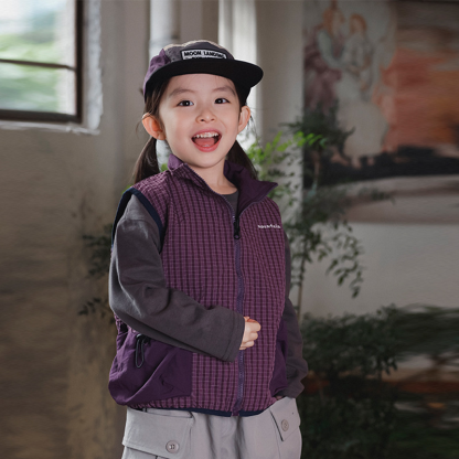 兒童兩面穿戶外工裝背心