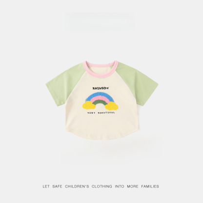 女童甜美短袖T恤