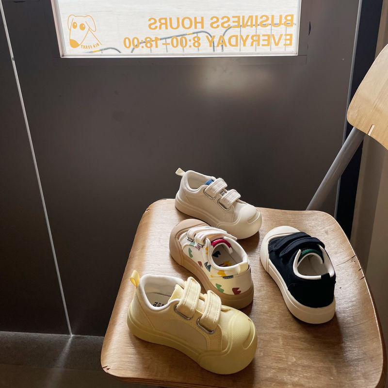 兒童春秋季新款兒童百搭帆布鞋