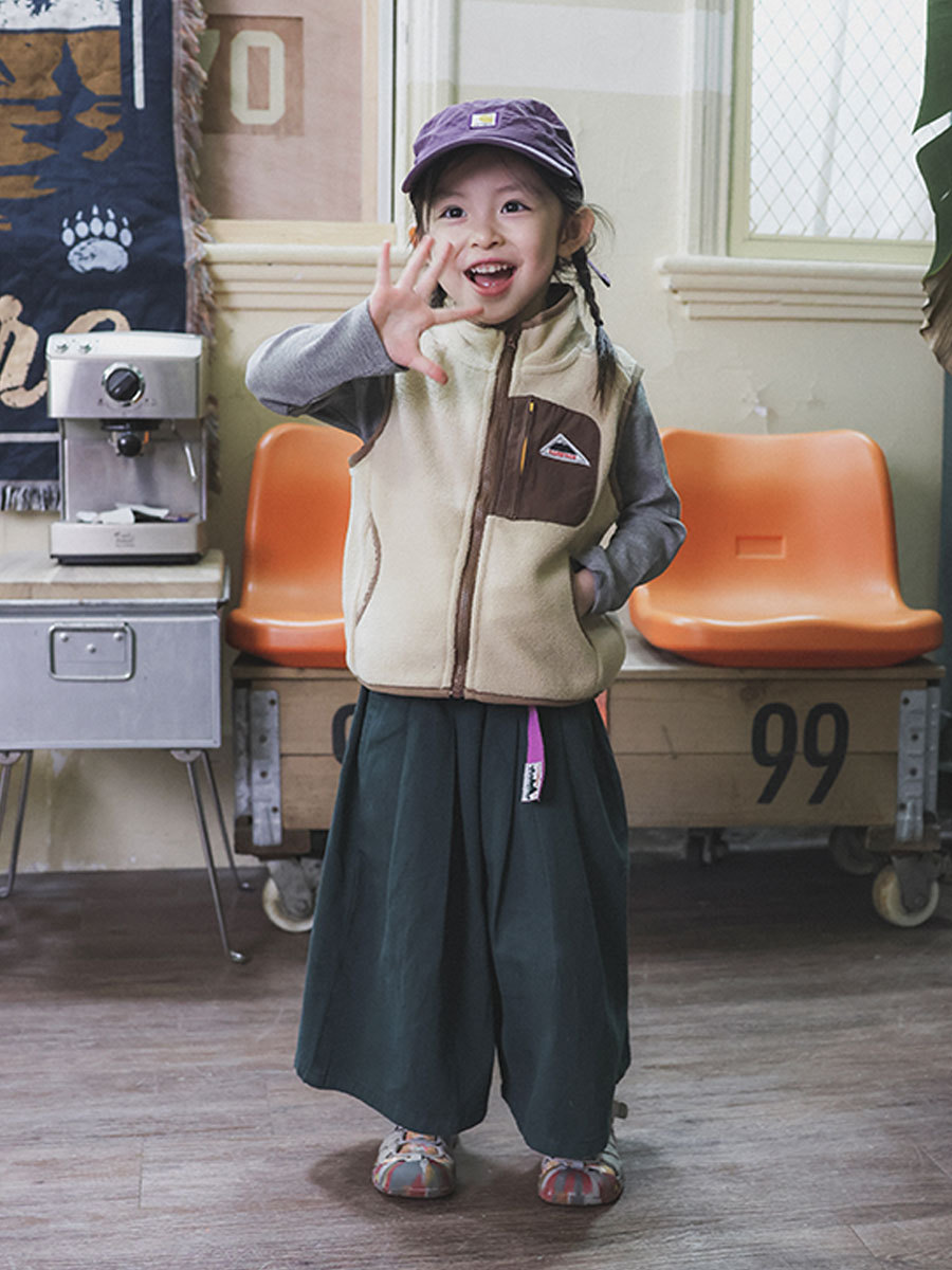 兒童搖粒絨馬甲