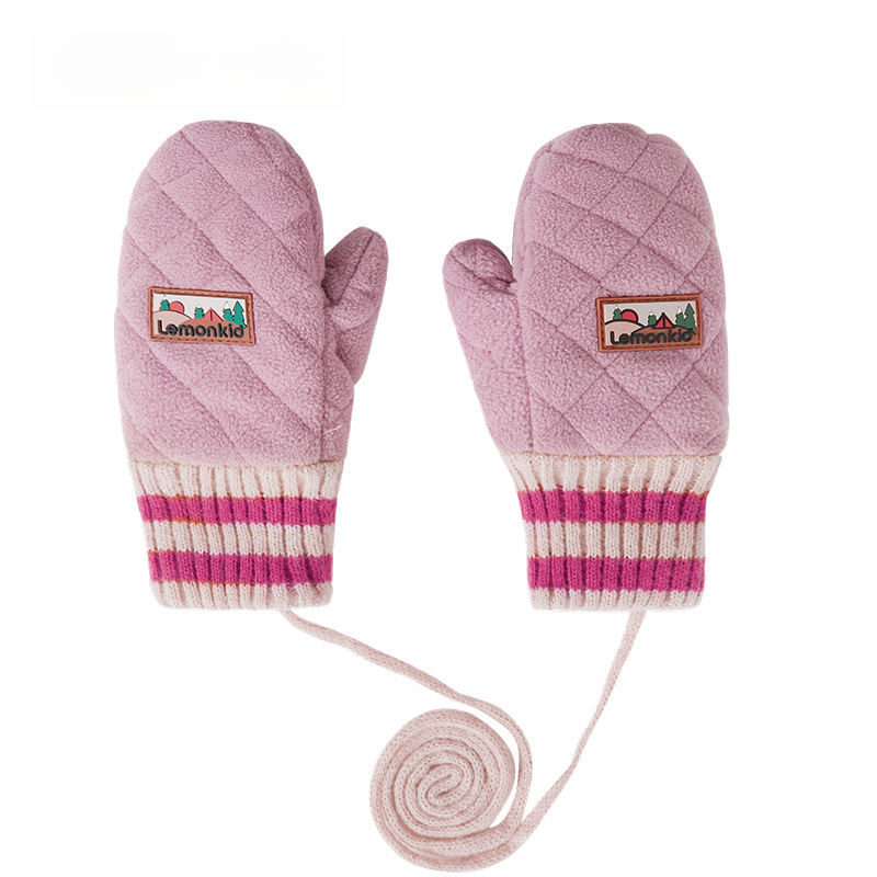 兒童冬帽圍手套一體