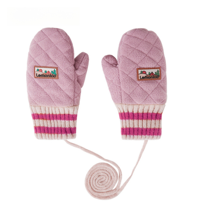 兒童冬帽圍手套一體