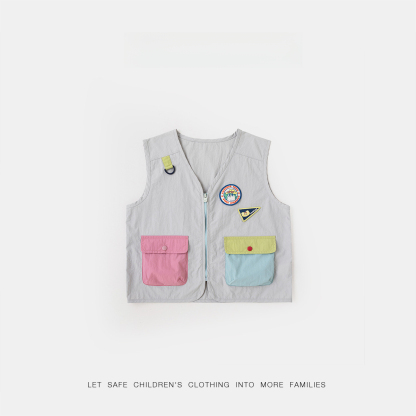 兒童春季防水馬甲