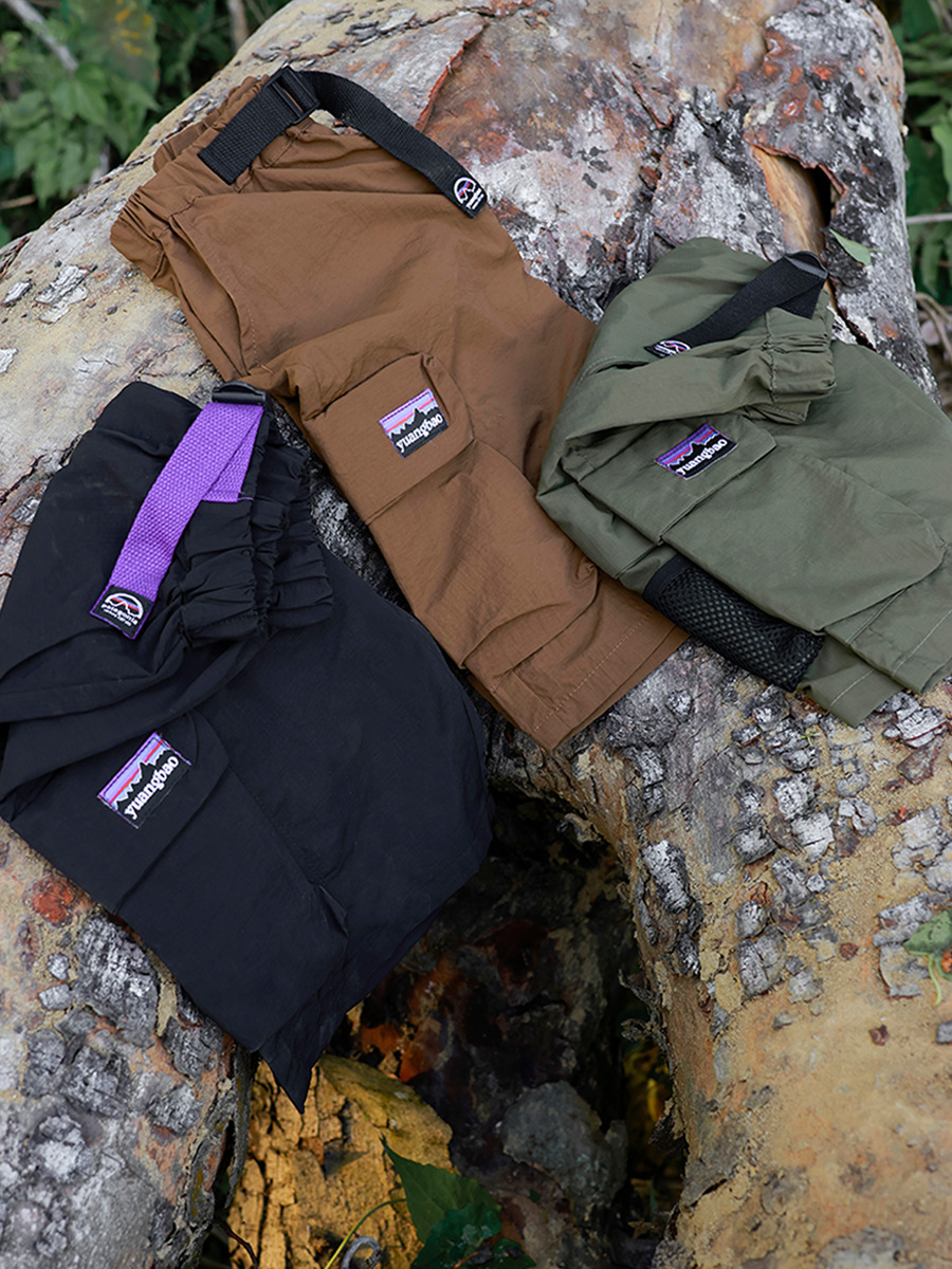 兒童山系個性大口袋短褲