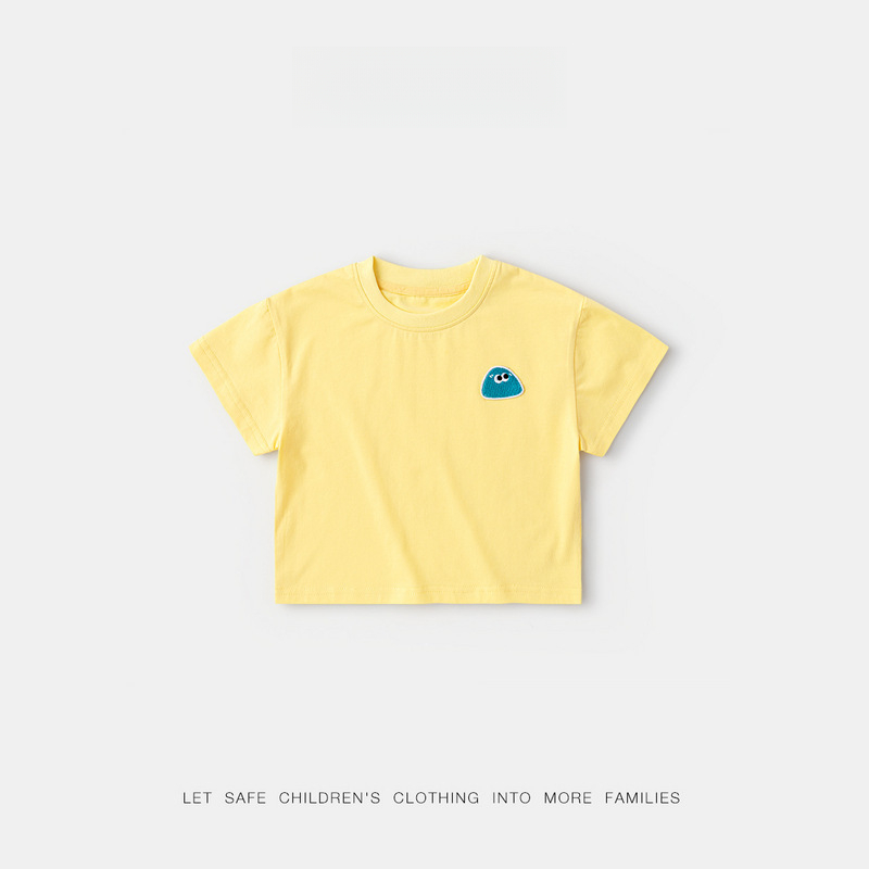 兒童夏季條紋短袖T恤