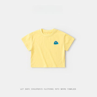 兒童夏季條紋短袖T恤