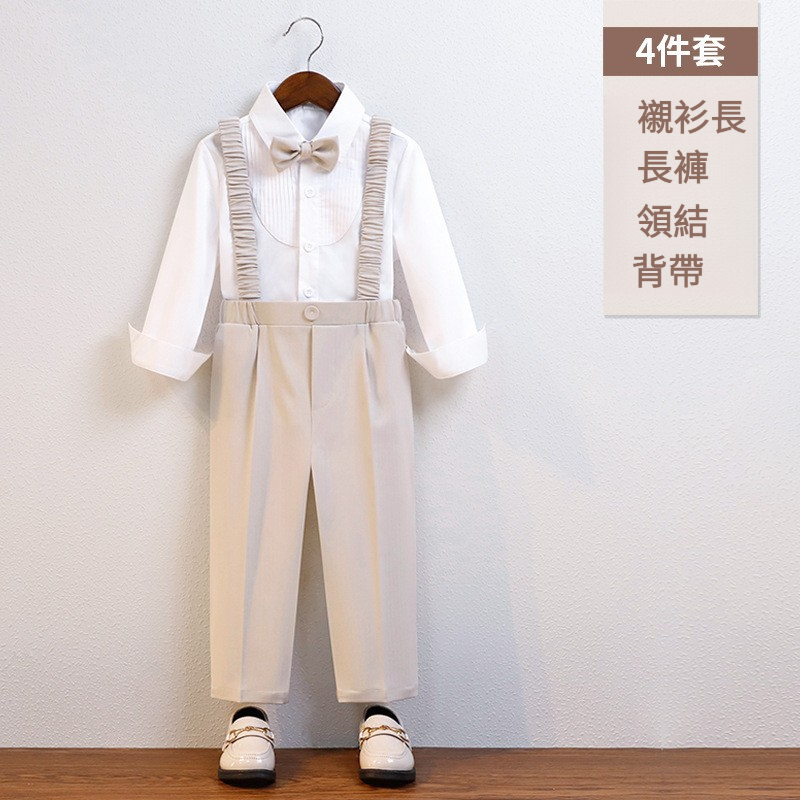 男童春夏英倫馬甲套裝