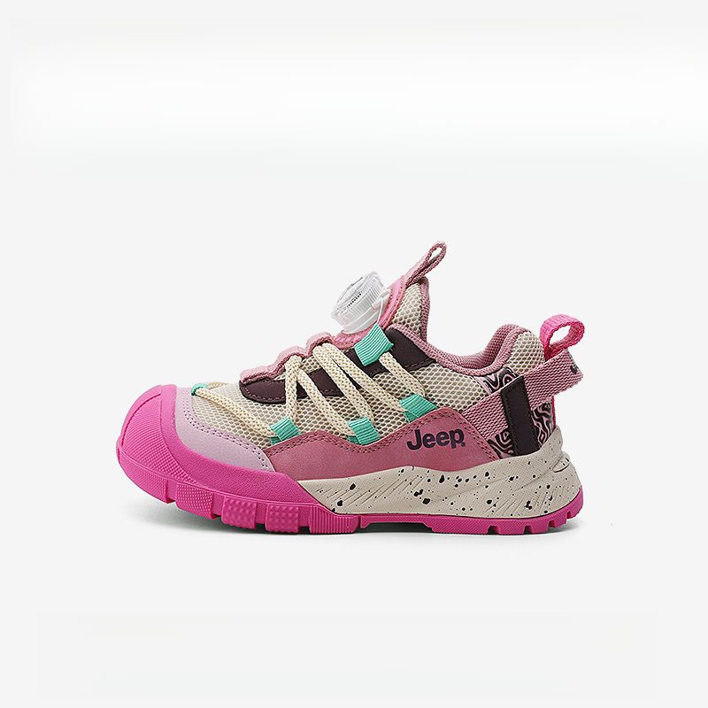 兒童秋季軟底防滑網面運動鞋