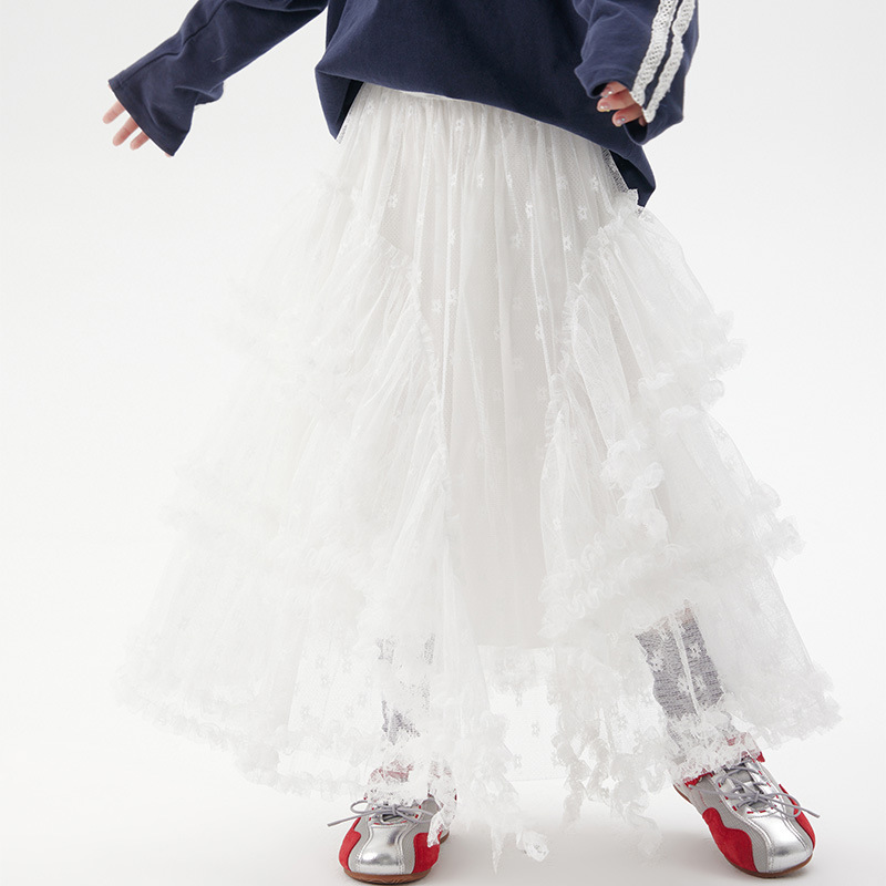 女童可愛洋氣春秋紗裙