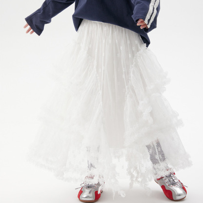 女童可愛洋氣春秋紗裙