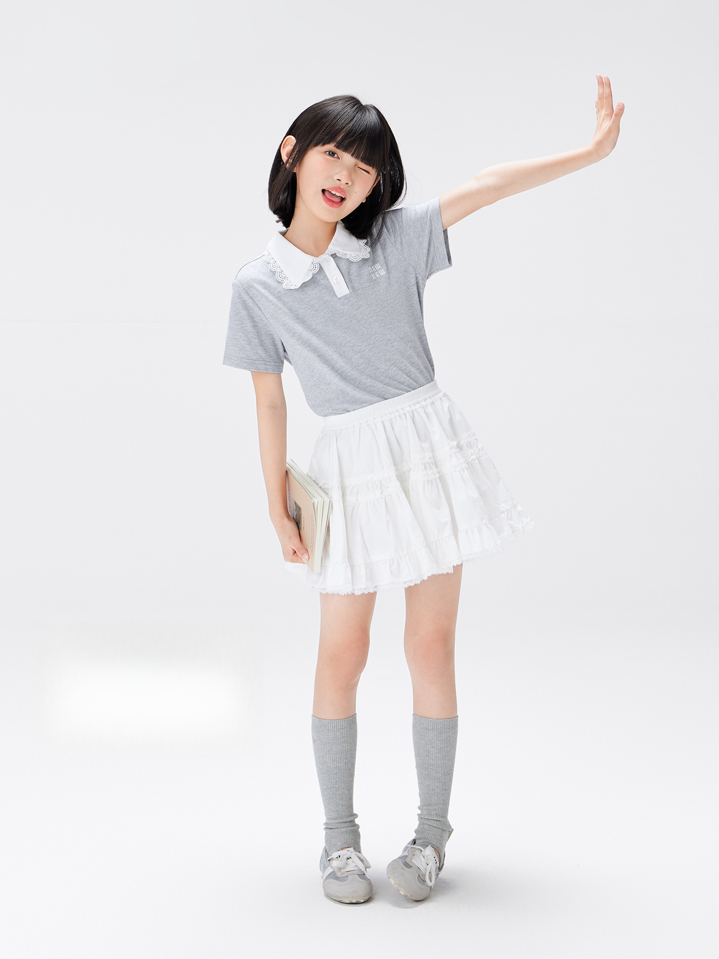 女童夏季純棉蛋糕短裙