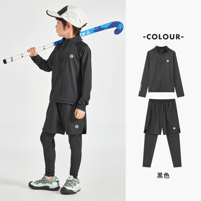 男童假兩件戶外運動套裝