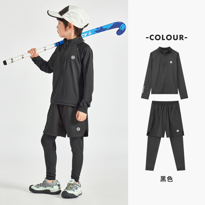 男童假兩件戶外運動套裝