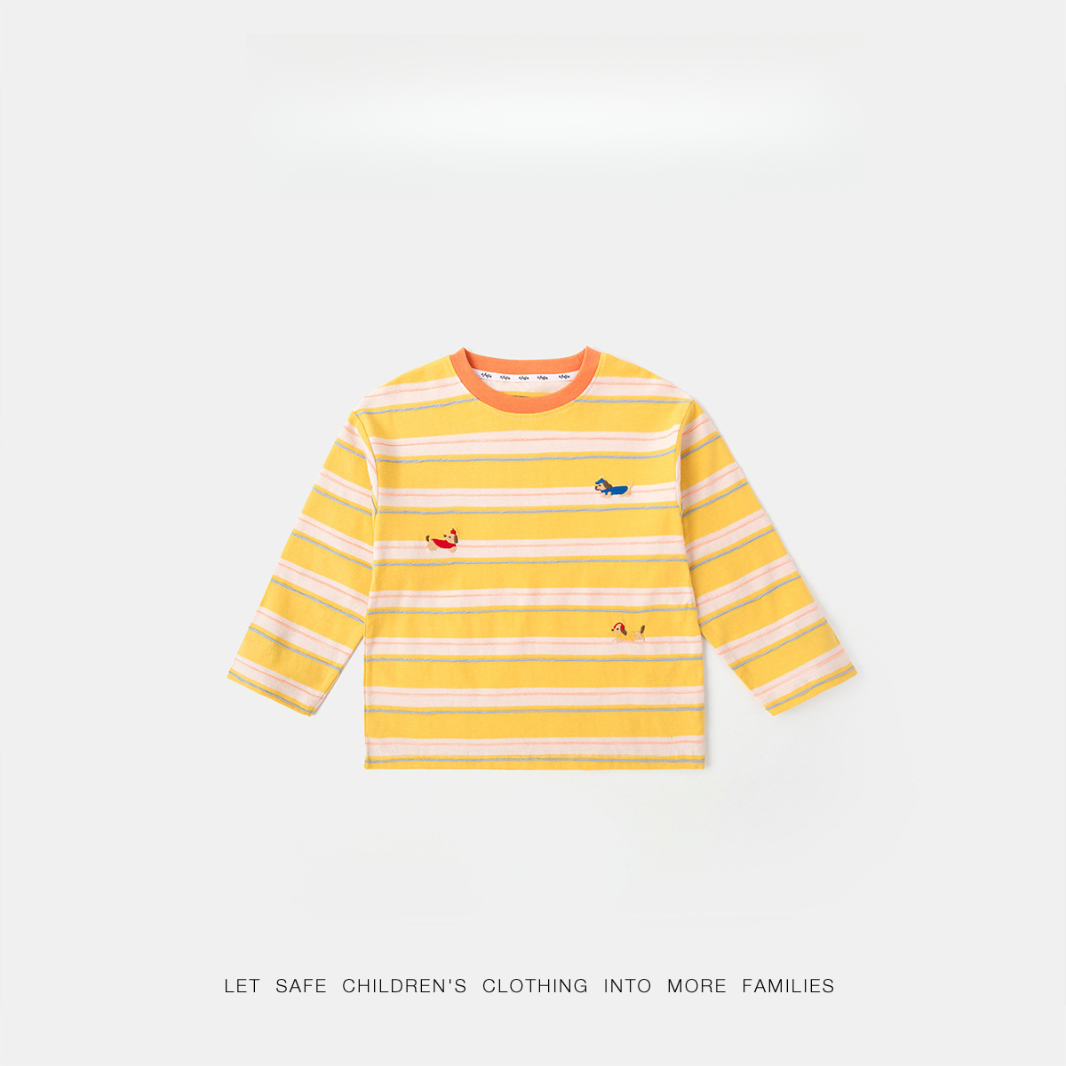 春季童裝長袖條紋T賉