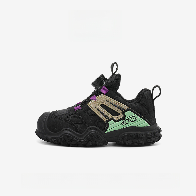 女童夏季輕便透氣防滑登山運動鞋