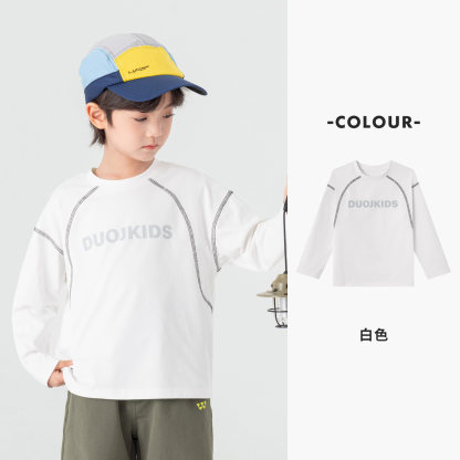 男童防曬抗菌長袖T