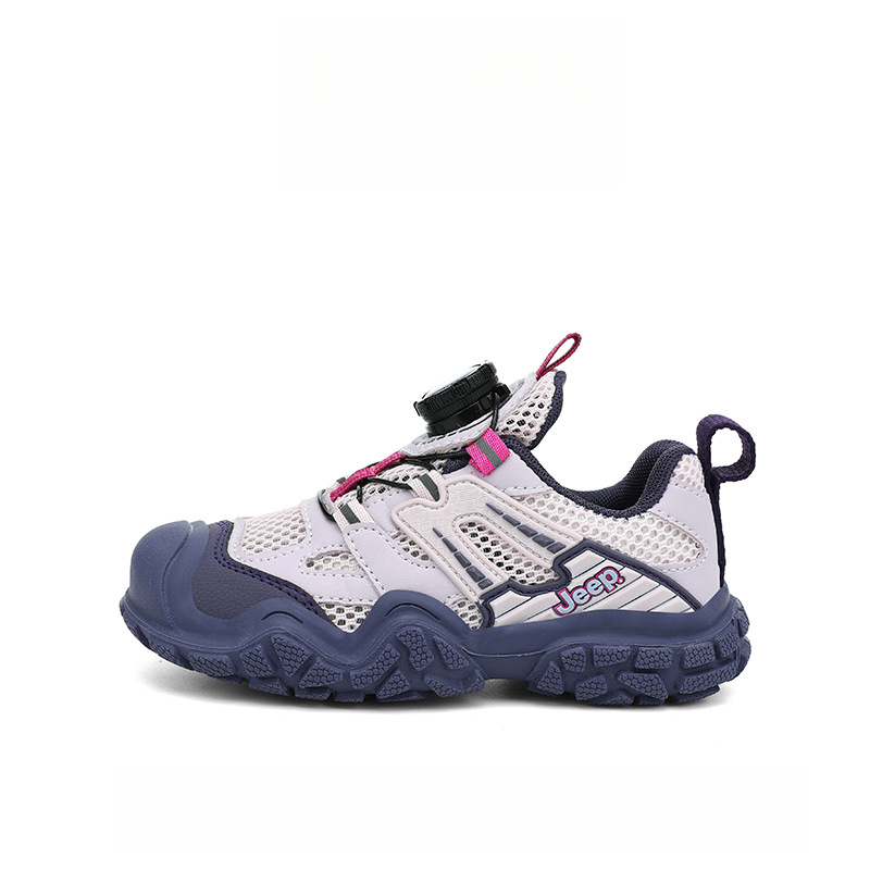 女童夏季輕便透氣防滑登山運動鞋
