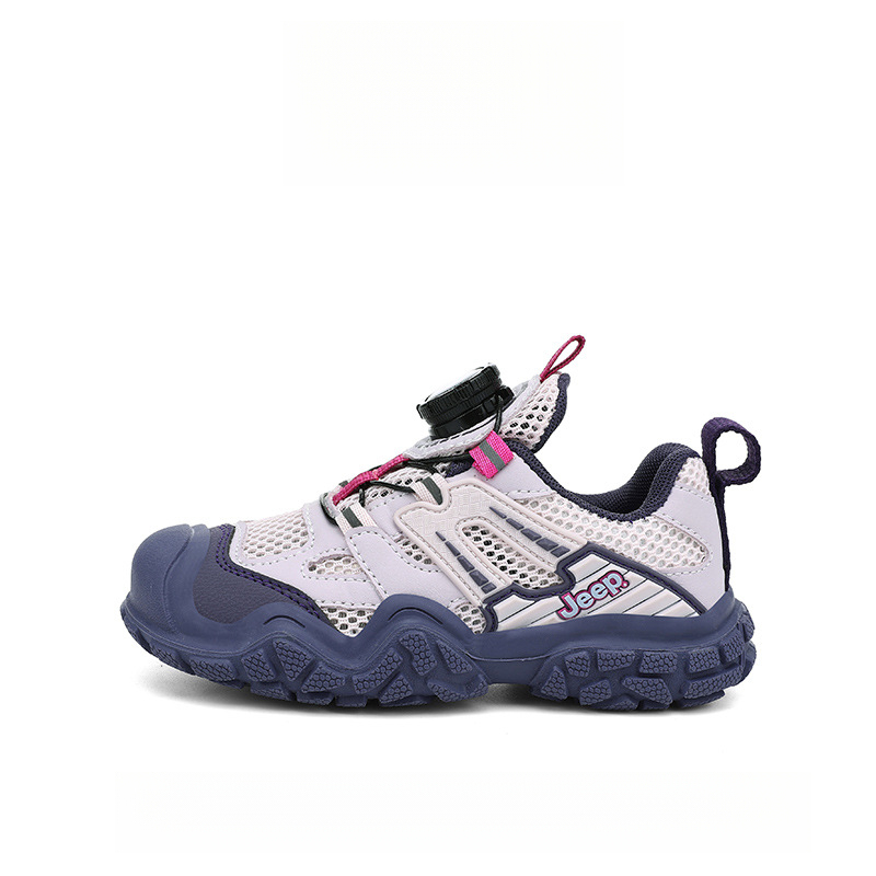 女童夏季輕便透氣防滑登山運動鞋