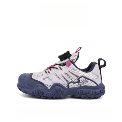 女童夏季輕便透氣防滑登山運動鞋