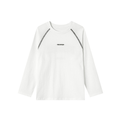男童美式春秋款印花長袖T恤