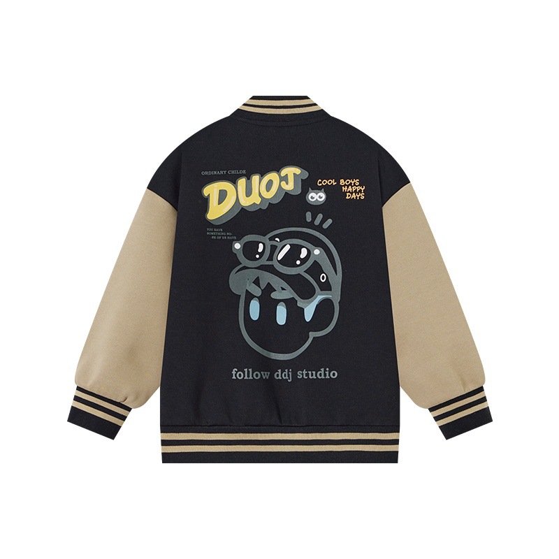 男童校園風棒球服