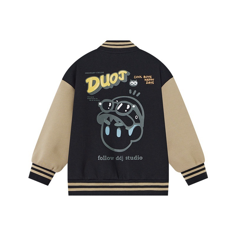 男童校園風棒球服