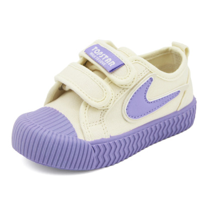 兒童魔術貼帆布鞋