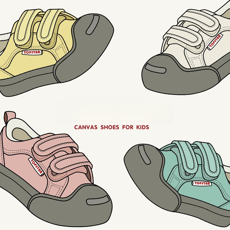 兒童春秋季帆布鞋