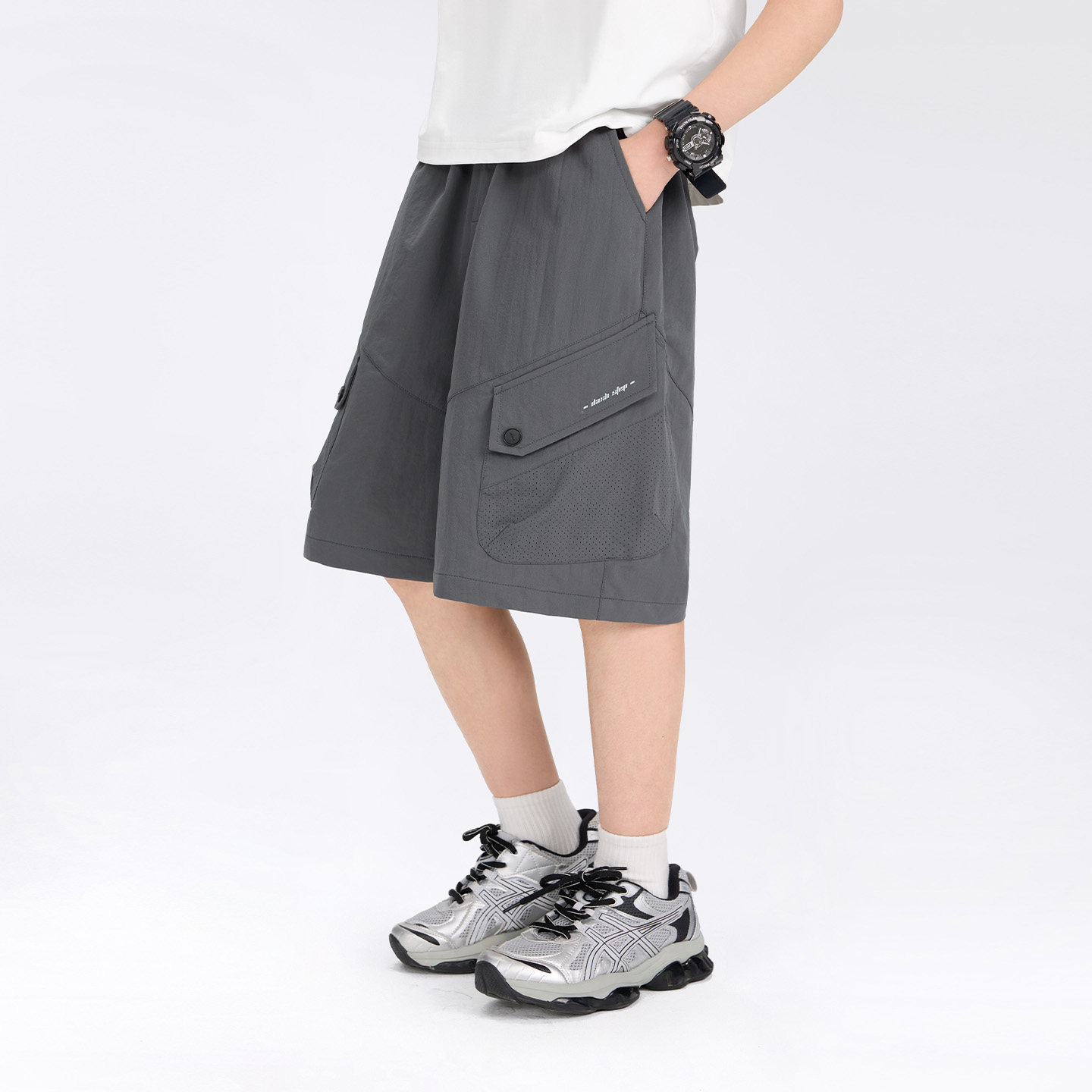 男童工裝五分褲