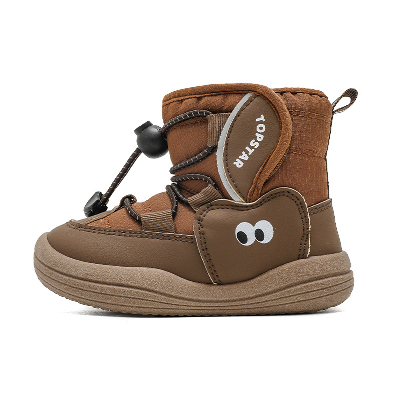 兒童冬季軟底雪地靴