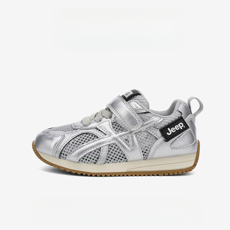 兒童春秋季透氣網面運動鞋