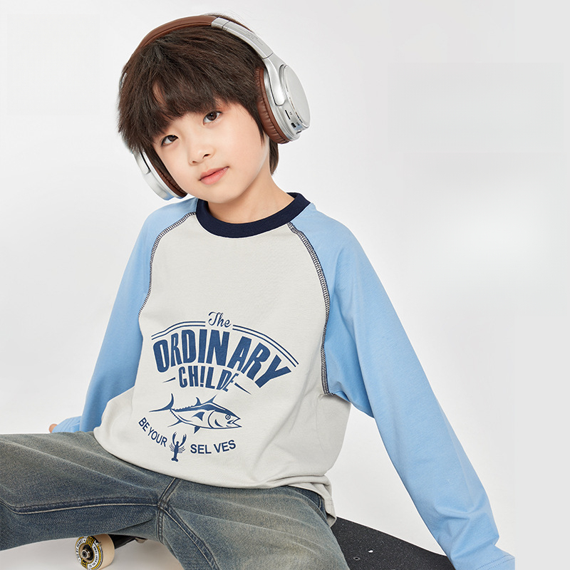 男童新款舒適親膚長袖