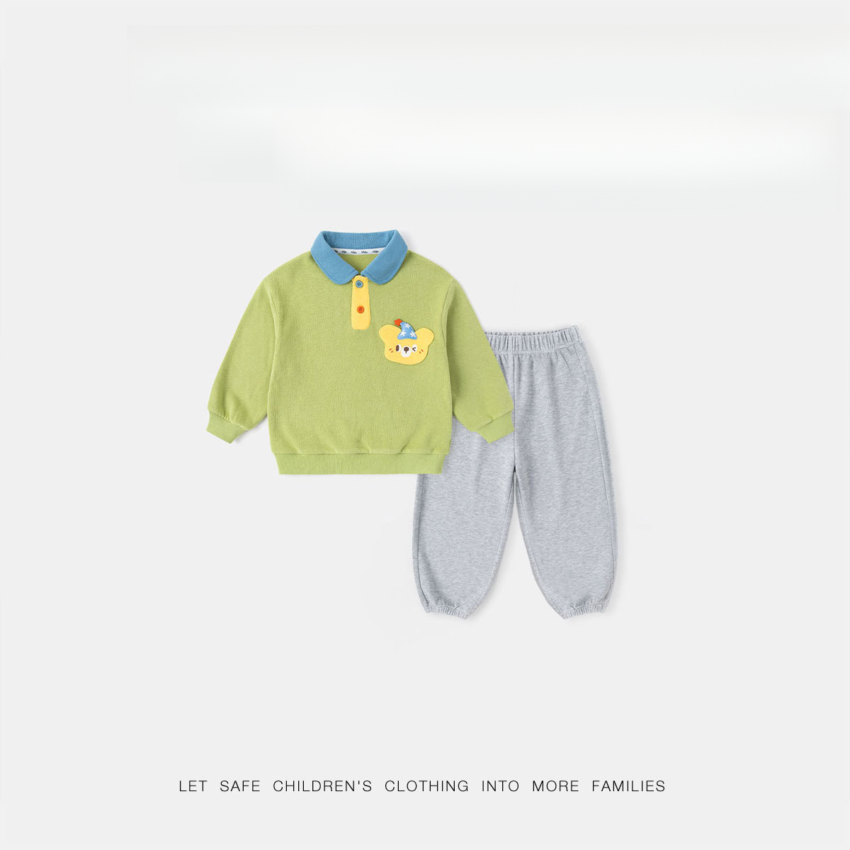 兒童萌趣小熊 衛衣褲子兩件套