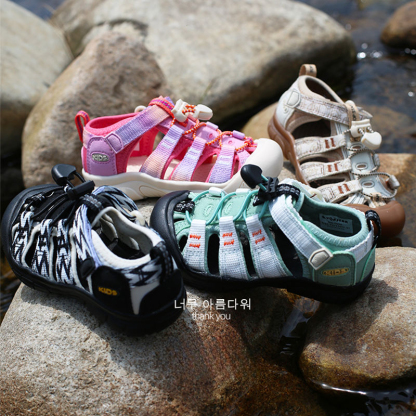 夏季兒童涉水休閑魔術貼涼鞋