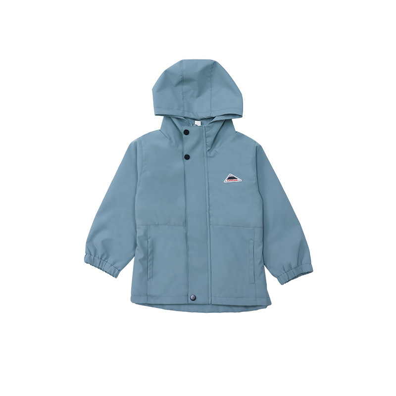 兒童連帽防風防水外套