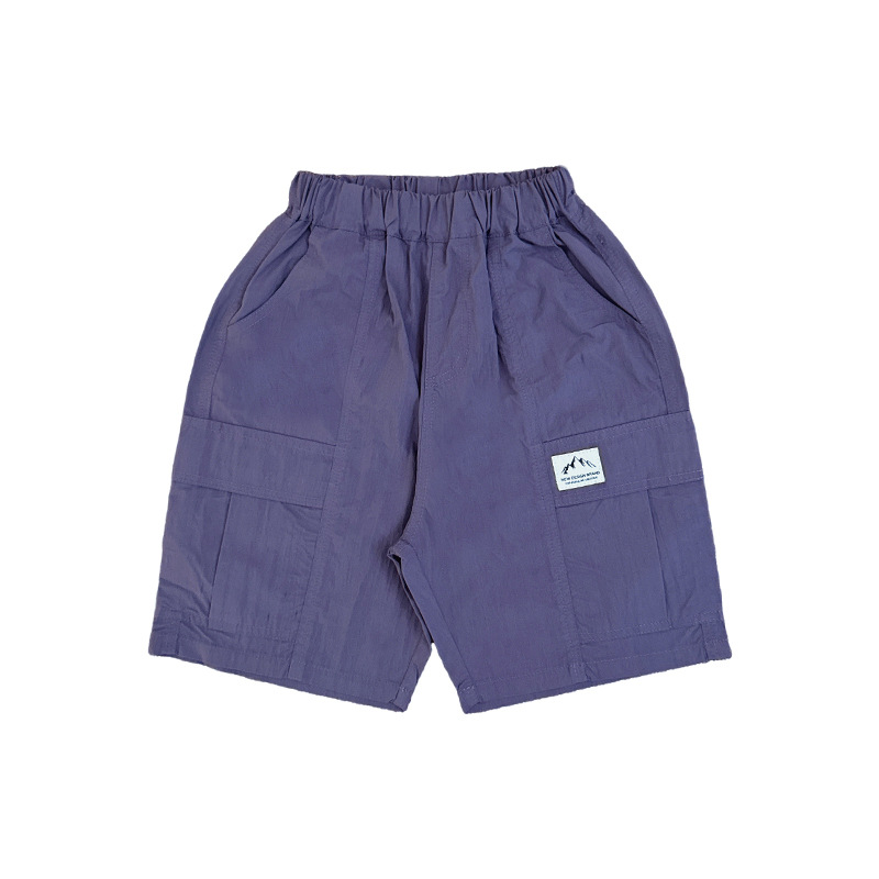 男童戶外工裝褲短