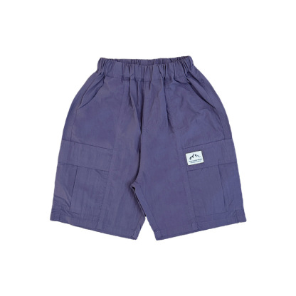 男童戶外工裝褲短