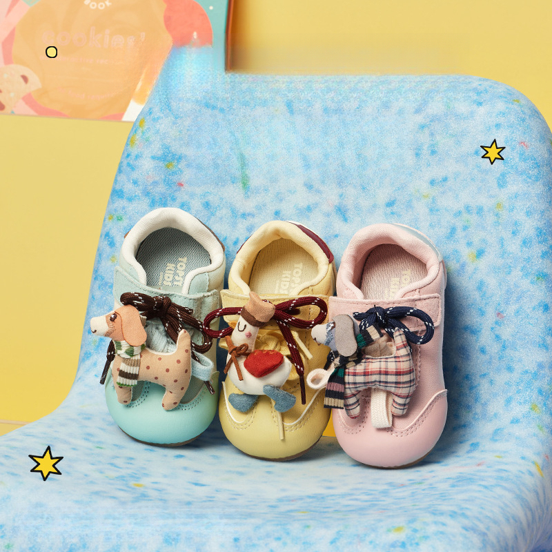 兒童春季萌趣阿甘鞋軟底運動鞋