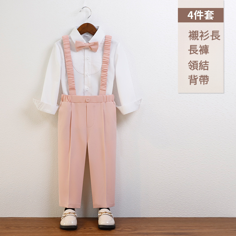 男童春夏英倫馬甲套裝