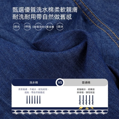 男童復古水洗牛仔短褲