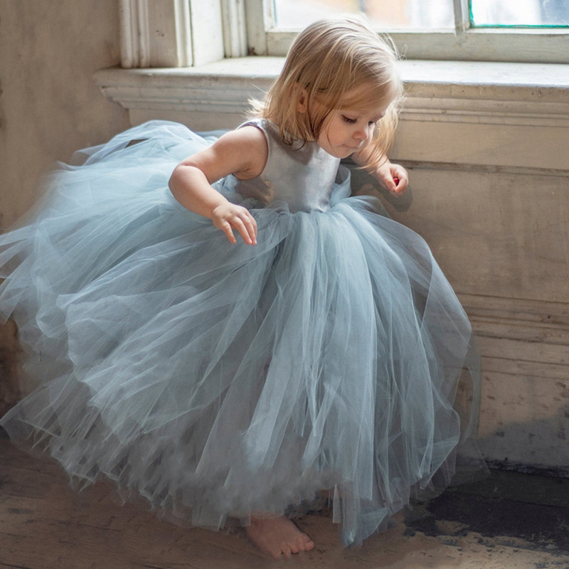 小女孩生日蓬蓬紗裙