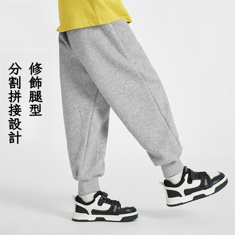 春秋款男童中大童簡約運動褲