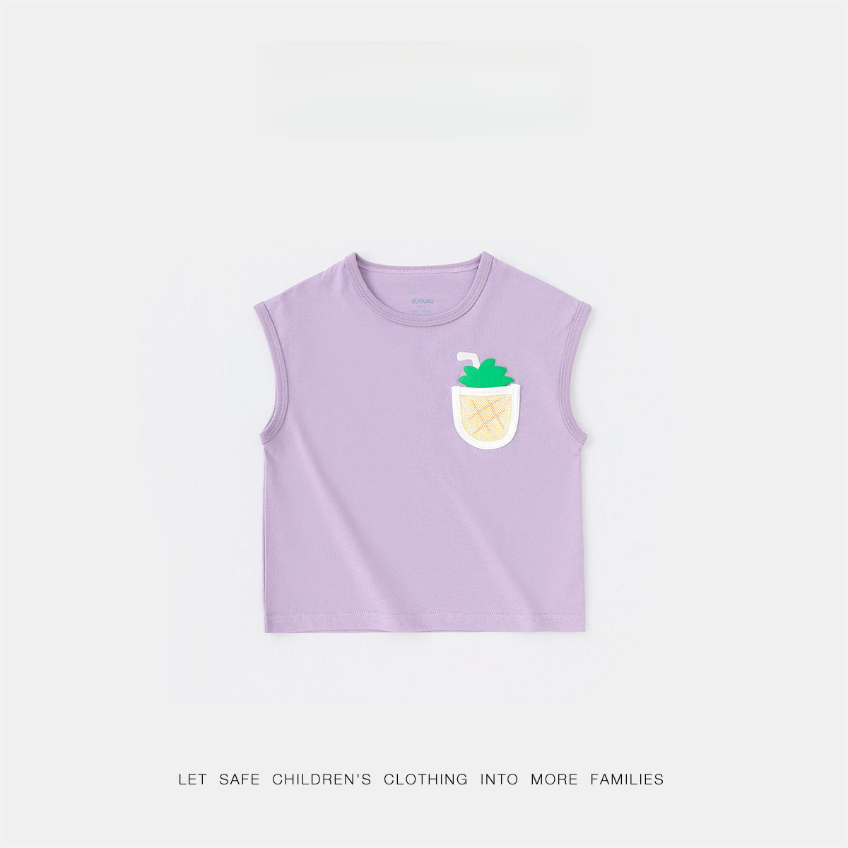 兒童夏季無袖T恤