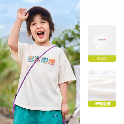 兒童鄉野童趣短袖T恤