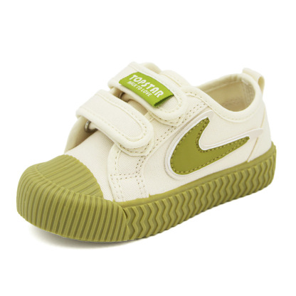 兒童魔術貼帆布鞋