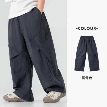 男童夏季戶外寬鬆闊腿褲