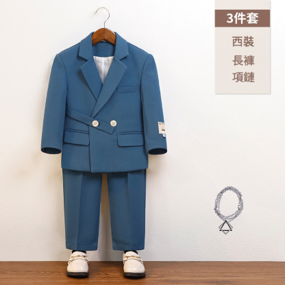 男童設計休閒小西服