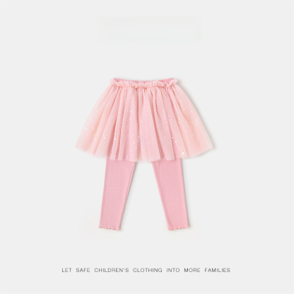 女童蓬蓬裙打底一體裙褲