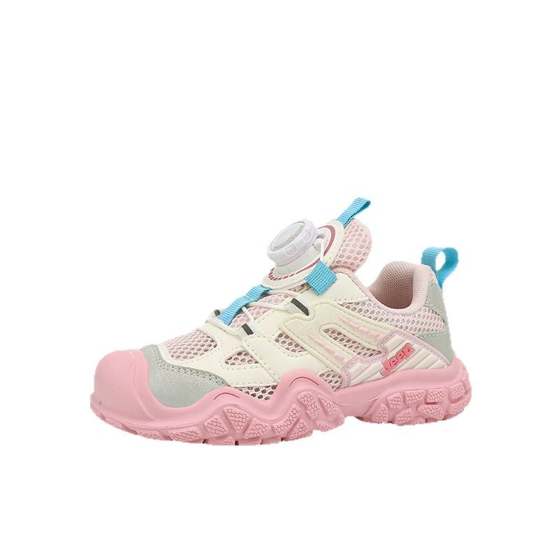 女童夏季輕便透氣防滑登山運動鞋